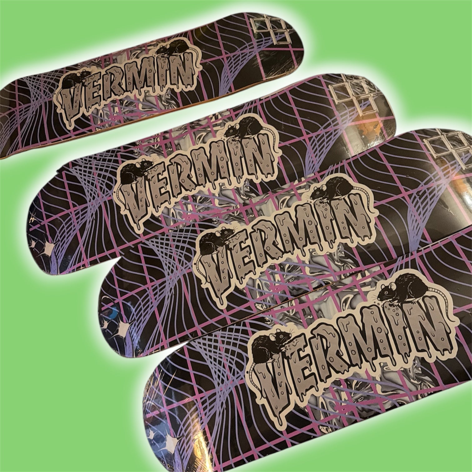 “CYBER RAT” Skateboard deck